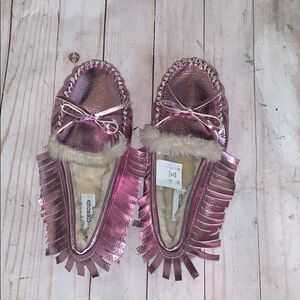 Crewcuts Pink Metallic Shoes Size 4